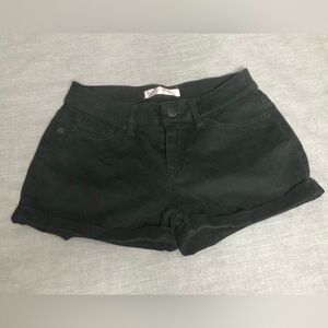 No Boundaries Black Soft Denim Shorts Size 11